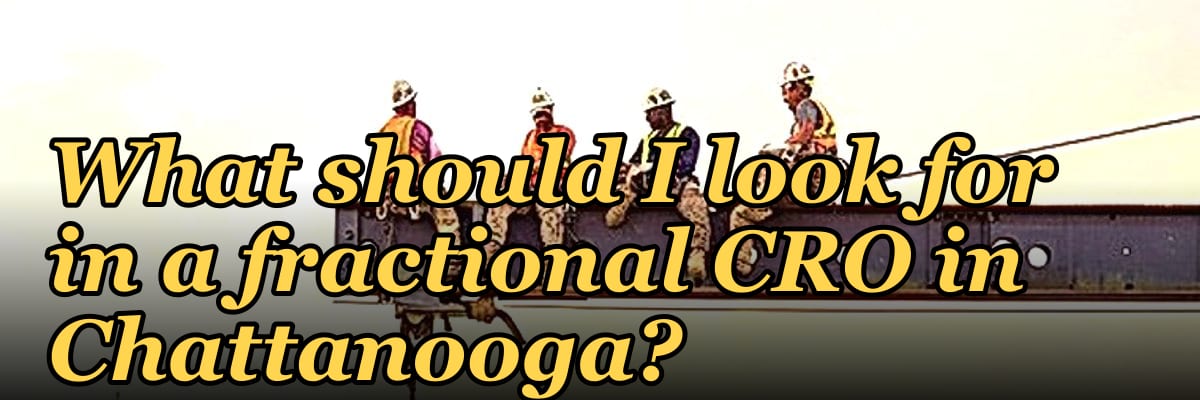 What should I look for in a fractional CRO in Chattanooga in 2027?