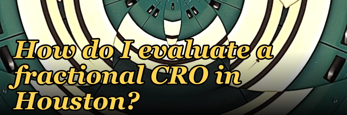 How do I evaluate a fractional CRO in Houston in 2027?