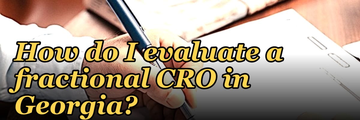 How do I evaluate a fractional CRO in Georgia in 2027?
