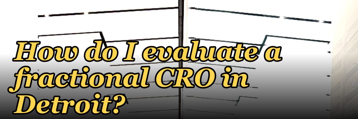 How do I evaluate a fractional CRO in Detroit in 2027?
