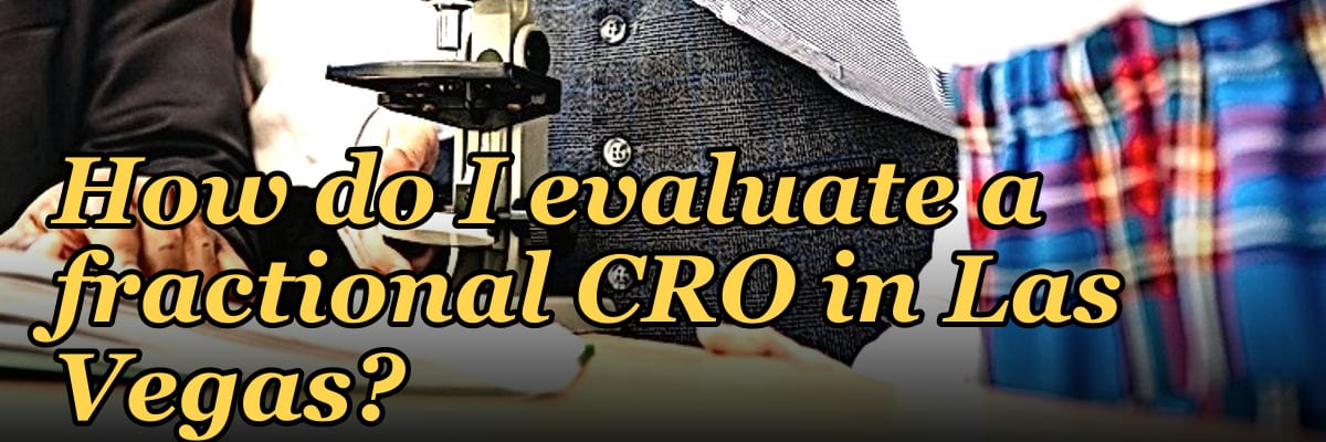 How do I evaluate a fractional CRO in Las Vegas in 2027?