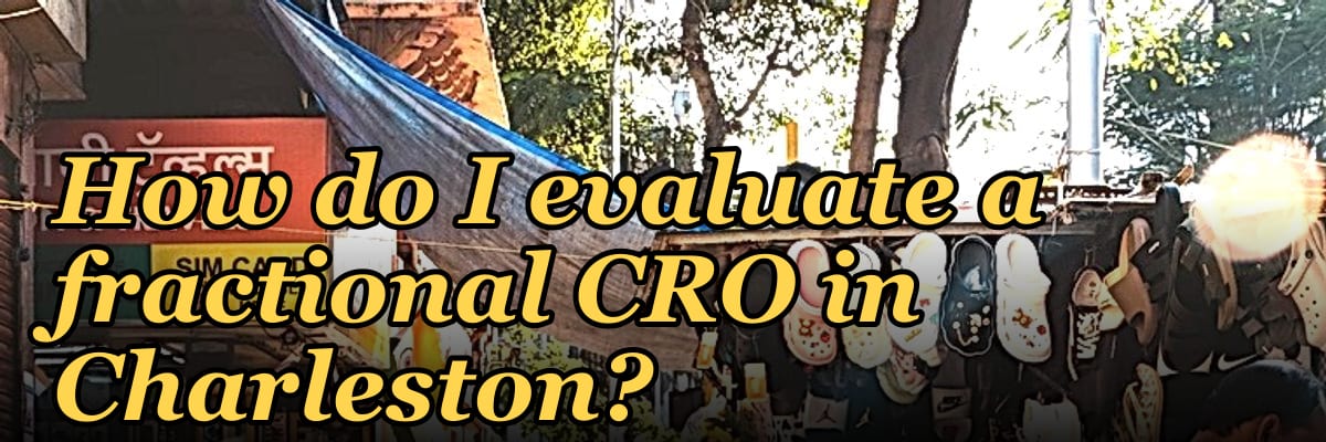 How do I evaluate a fractional CRO in Charleston in 2027?