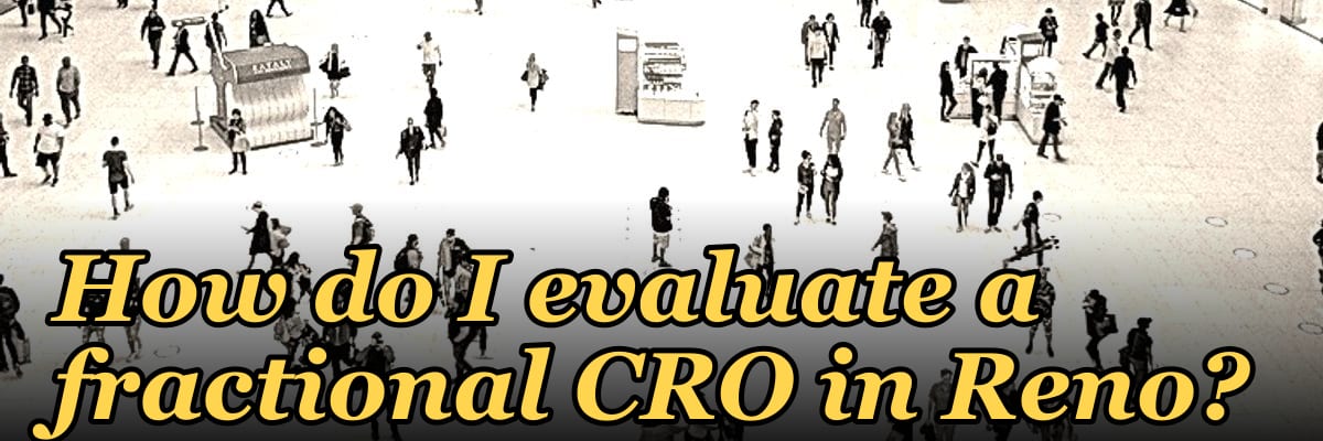How do I evaluate a fractional CRO in Reno in 2027?