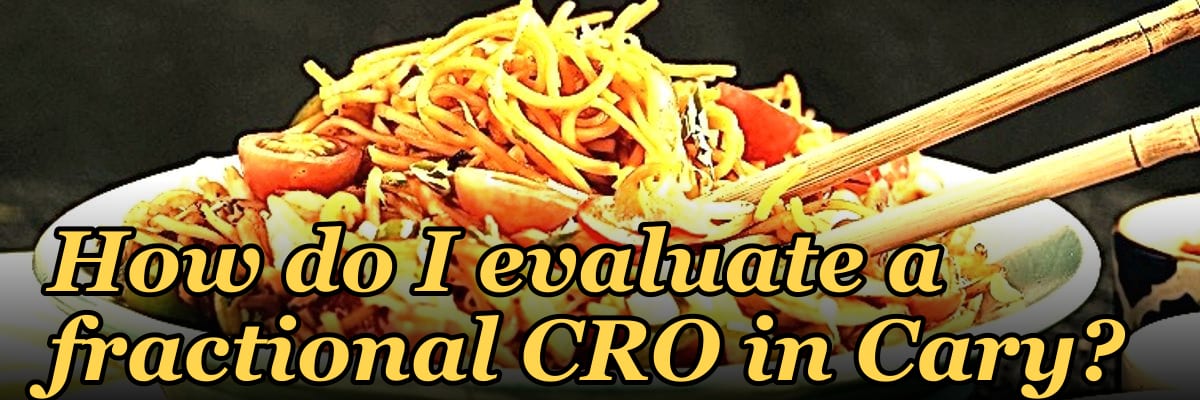 How do I evaluate a fractional CRO in Cary in 2027?