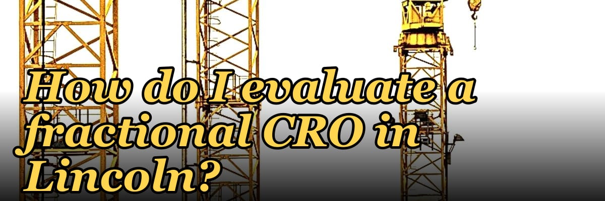 How do I evaluate a fractional CRO in Lincoln in 2027?