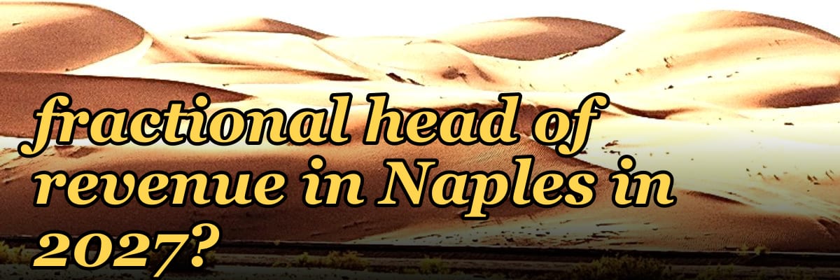 Where do I find a fractional head of revenue in Naples in 2027?