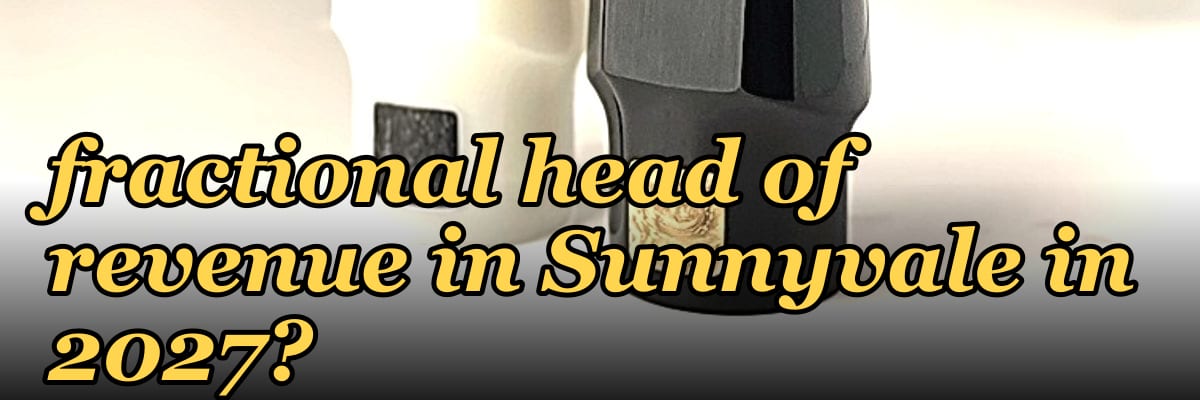 Where do I find a fractional head of revenue in Sunnyvale in 2027?