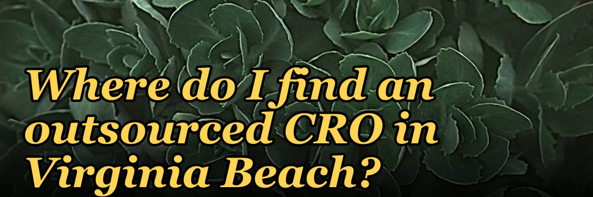 Where do I find an outsourced CRO in Virginia Beach in 2027?