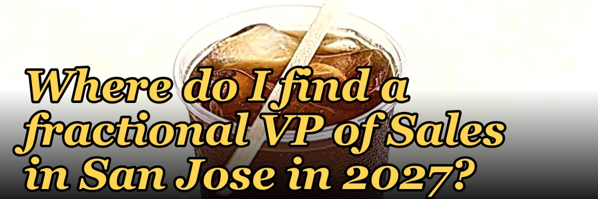 Where do I find a fractional VP of Sales in San Jose in 2027?