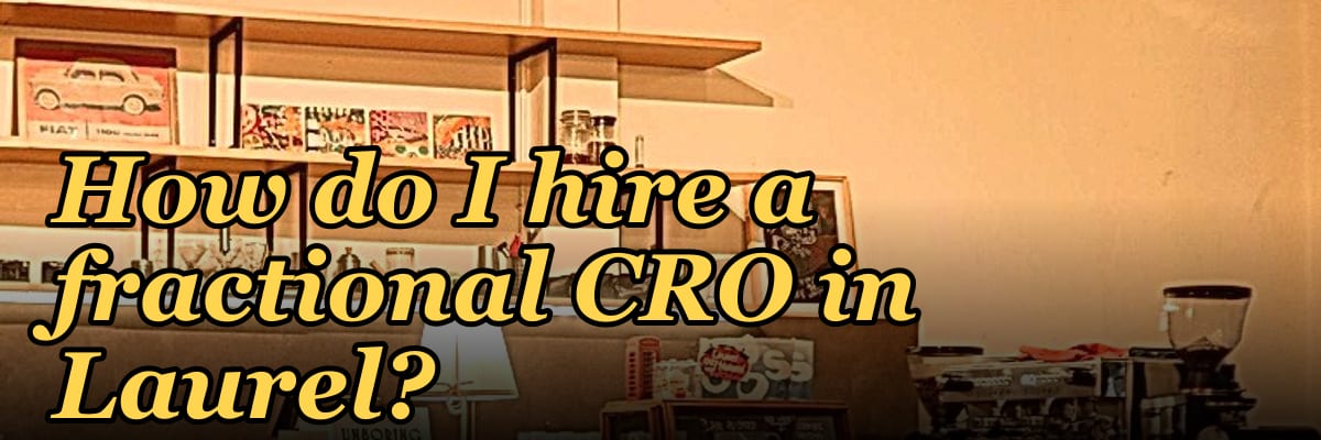 How do I hire a fractional CRO in Laurel in 2027?
