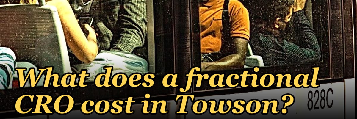 What does a fractional CRO cost in Towson in 2027?