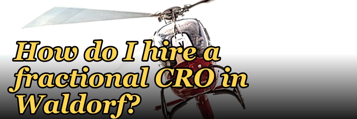 How do I hire a fractional CRO in Waldorf in 2027?