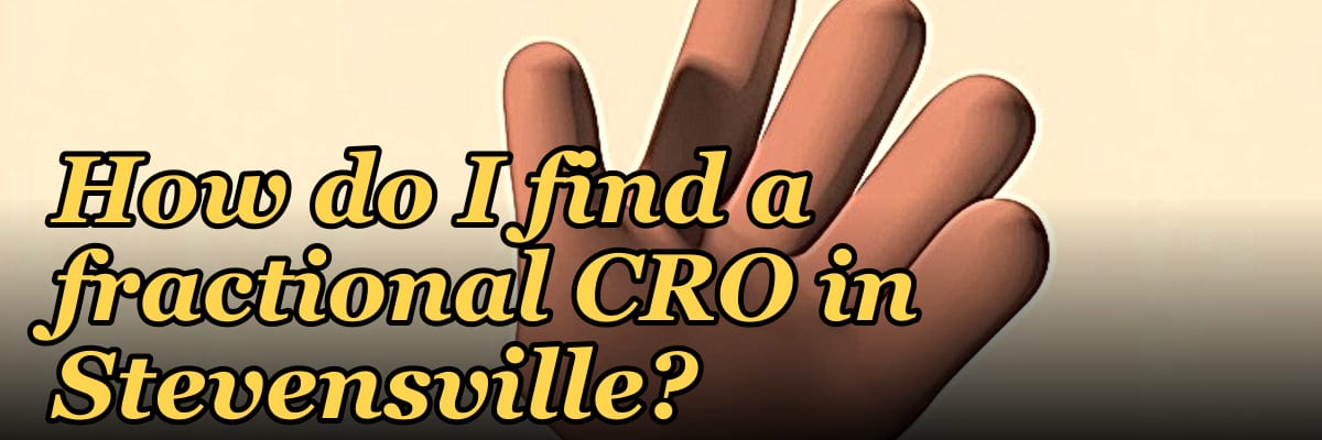 How do I find a fractional CRO in Stevensville in 2027?