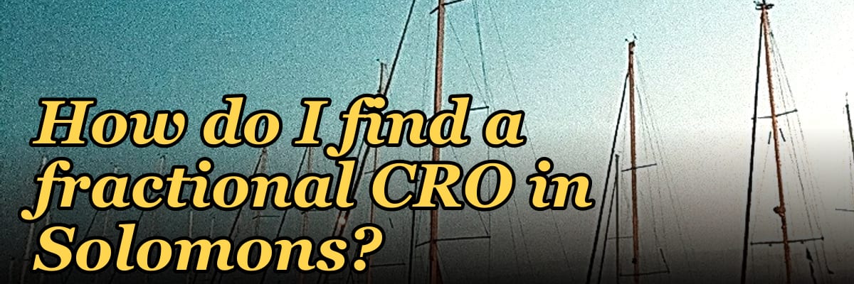 How do I find a fractional CRO in Solomons in 2027?