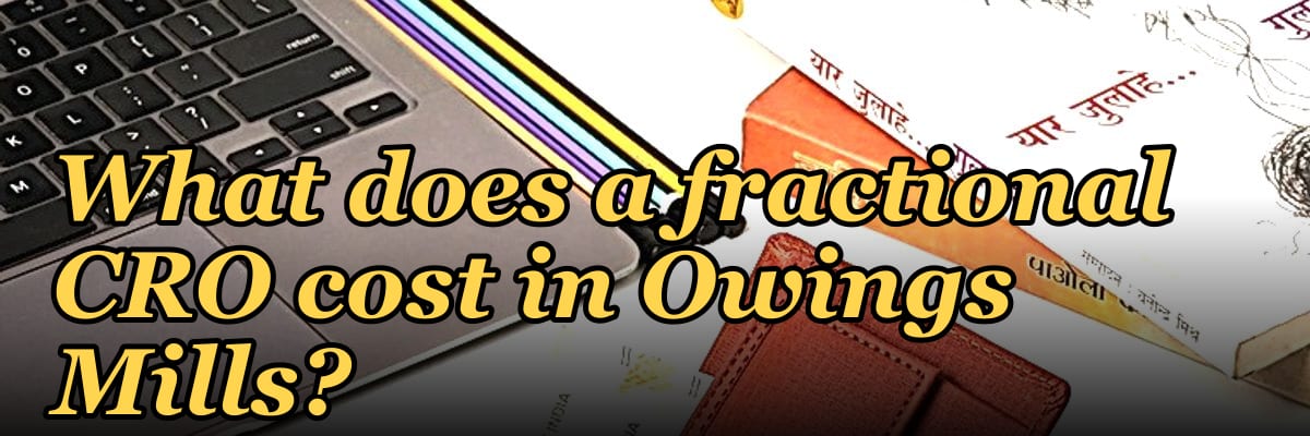 What does a fractional CRO cost in Owings Mills in 2027?