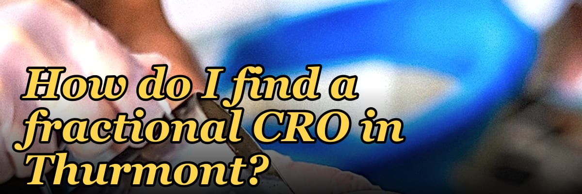 How do I find a fractional CRO in Thurmont in 2027?