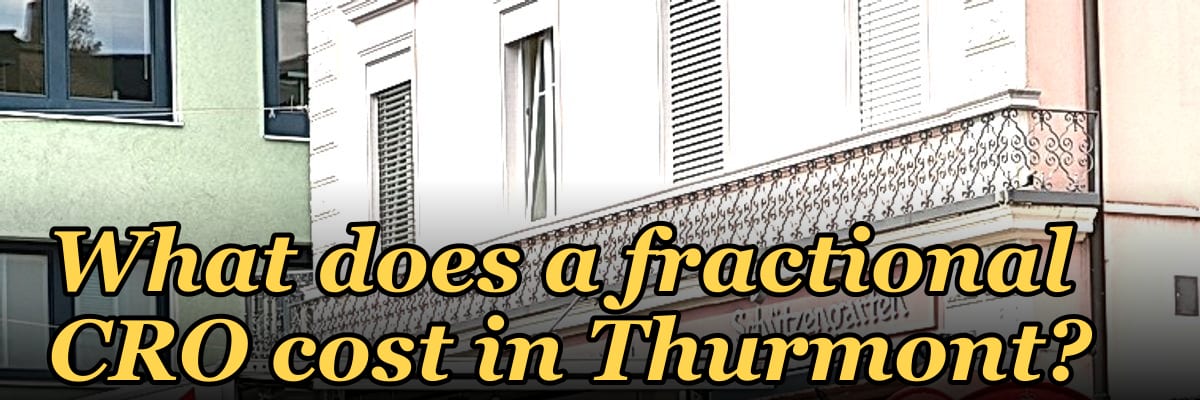 What does a fractional CRO cost in Thurmont in 2027?