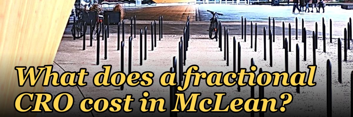 What does a fractional CRO cost in McLean in 2027?