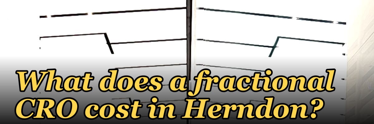 What does a fractional CRO cost in Herndon in 2027?