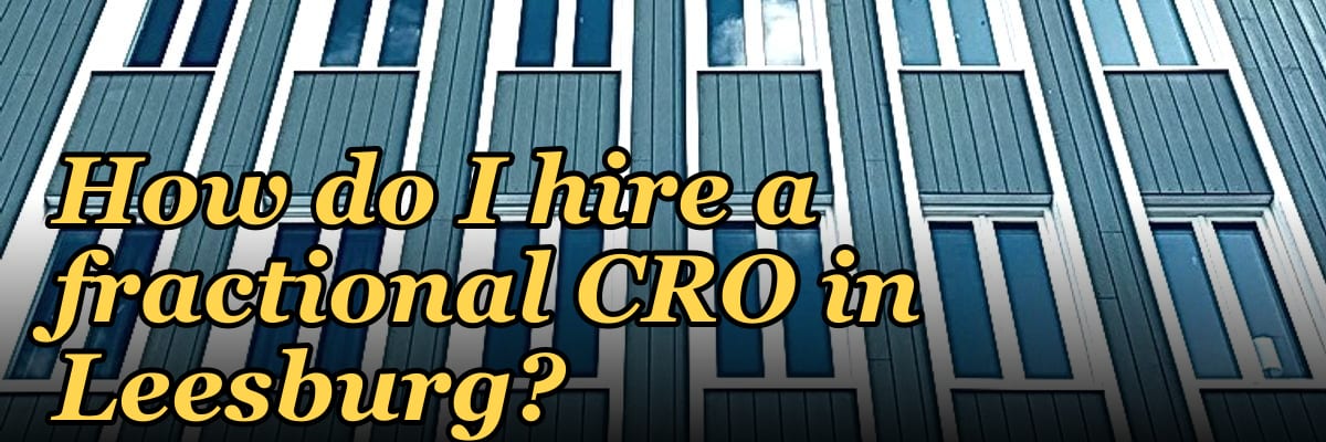 How do I hire a fractional CRO in Leesburg in 2027?