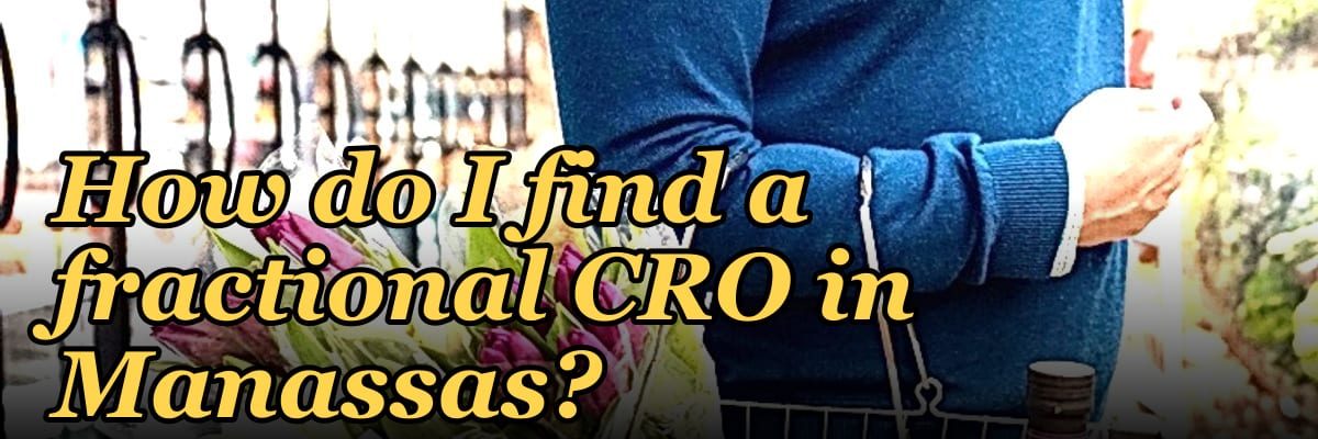 How do I find a fractional CRO in Manassas in 2027?