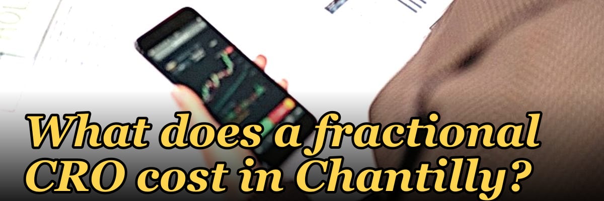 What does a fractional CRO cost in Chantilly in 2027?