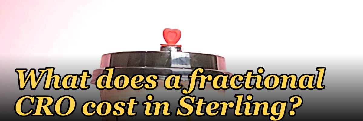 What does a fractional CRO cost in Sterling in 2027?