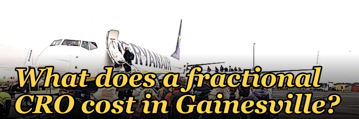 What does a fractional CRO cost in Gainesville in 2027?
