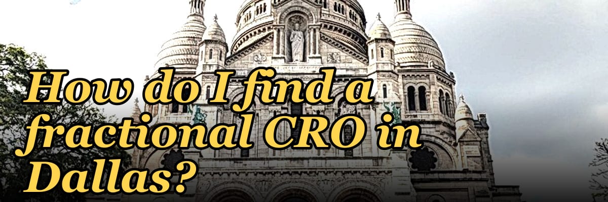 How do I find a fractional CRO in Dallas in 2027?