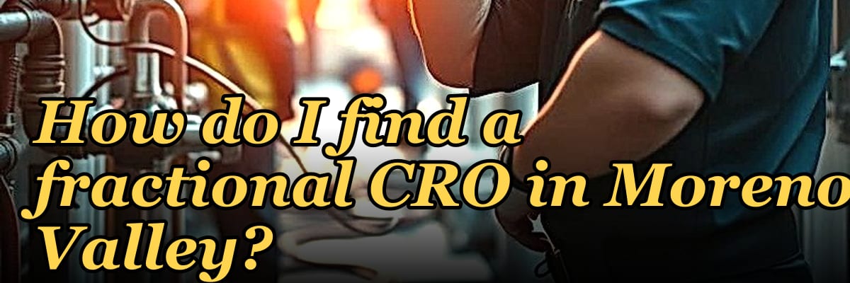 How do I find a fractional CRO in Moreno Valley in 2027?