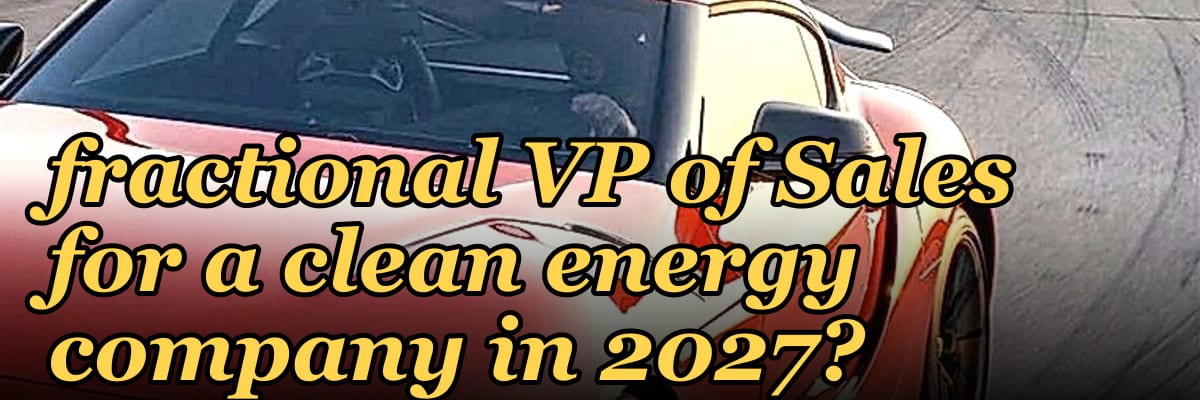 How do I hire a fractional VP of Sales for a clean energy company in 2027?