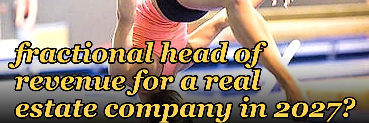 How do I hire a fractional head of revenue for a real estate company in 2027?