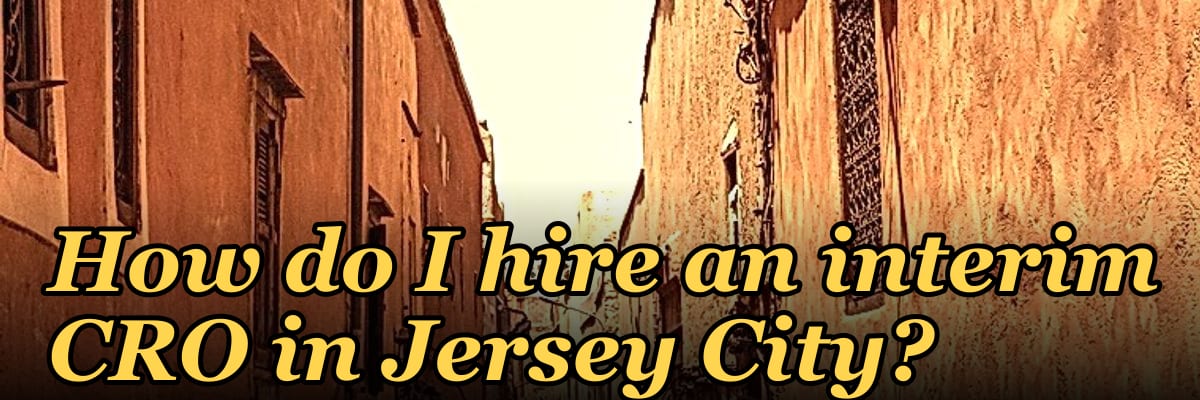 How do I hire an interim CRO in Jersey City in 2027?