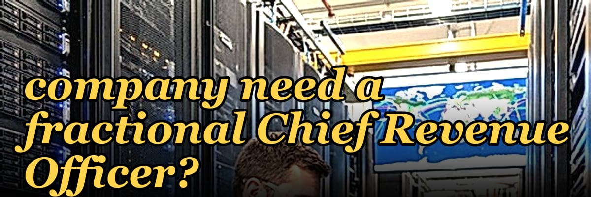 Does a pre-seed proptech company need a fractional Chief Revenue Officer?