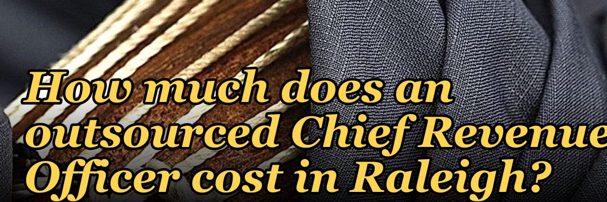 How much does an outsourced Chief Revenue Officer cost in Raleigh?
