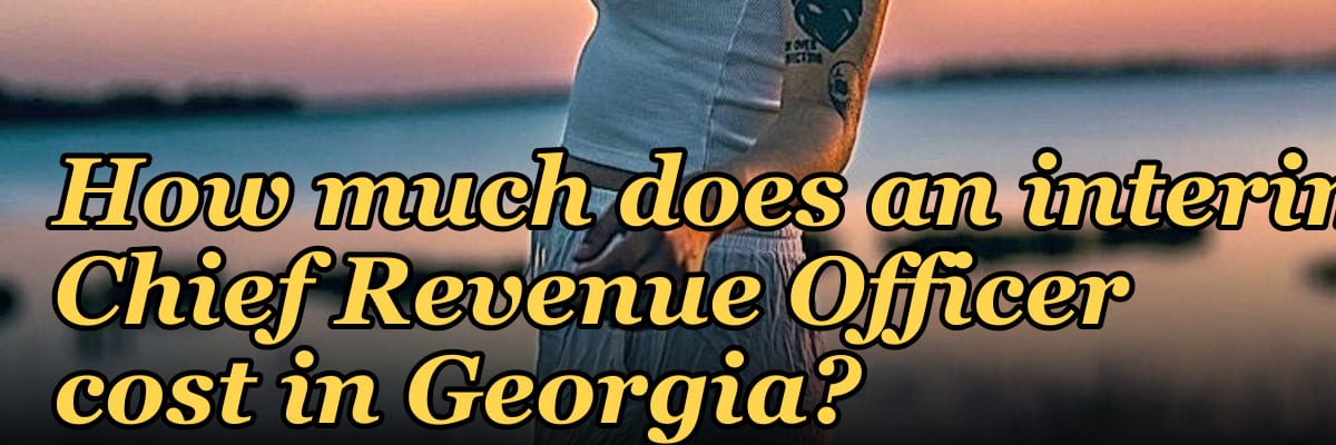 How much does an interim Chief Revenue Officer cost in Georgia?