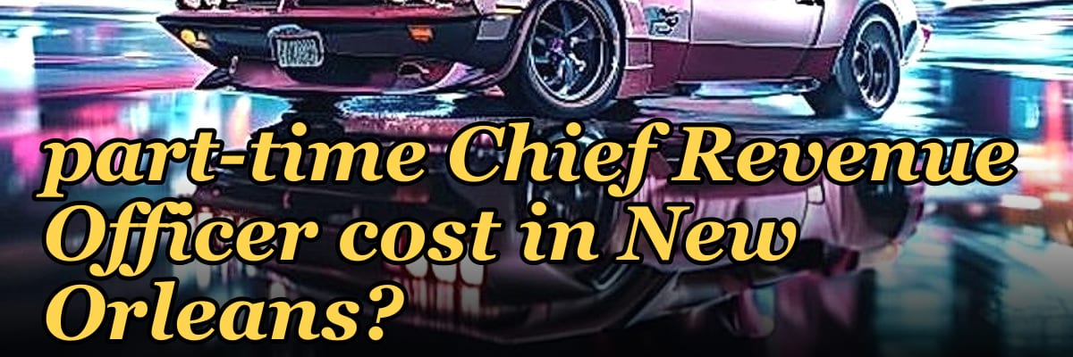 How much does a part-time Chief Revenue Officer cost in New Orleans?