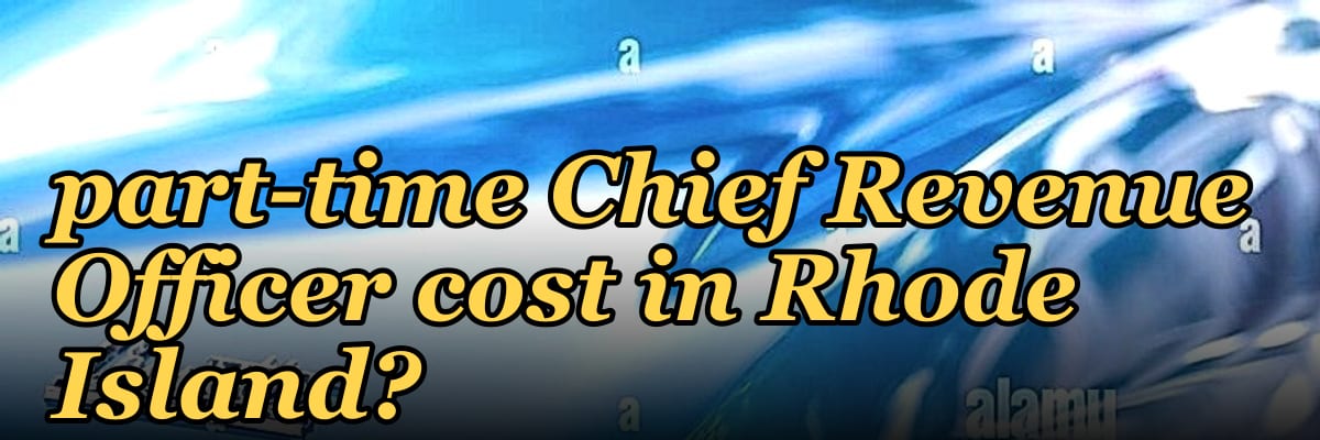 How much does a part-time Chief Revenue Officer cost in Rhode Island?