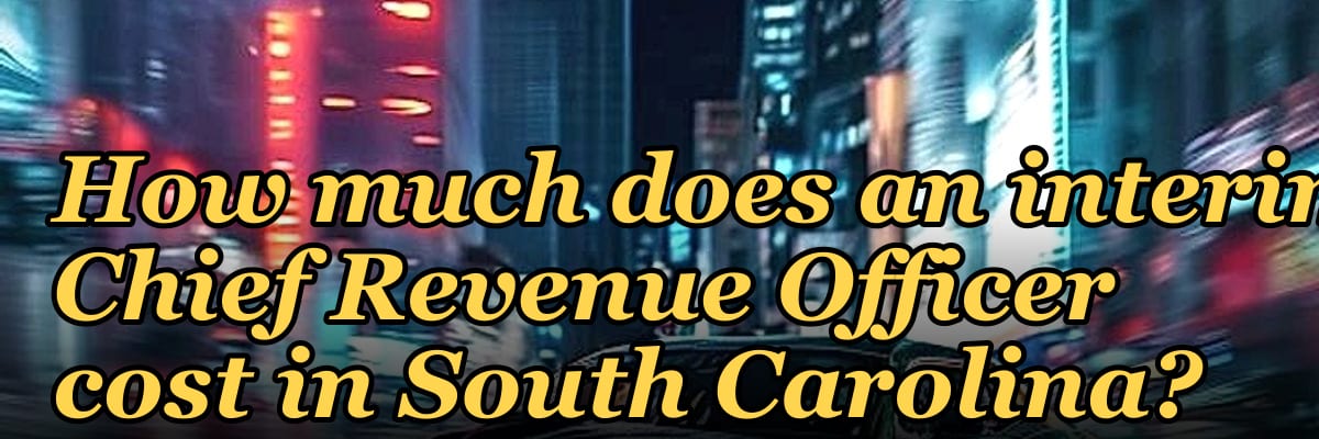 How much does an interim Chief Revenue Officer cost in South Carolina?