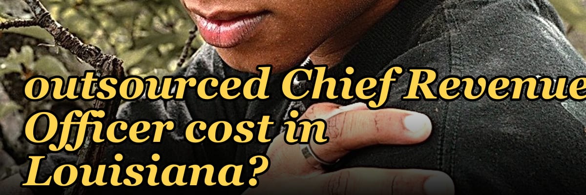 How much does an outsourced Chief Revenue Officer cost in Louisiana?