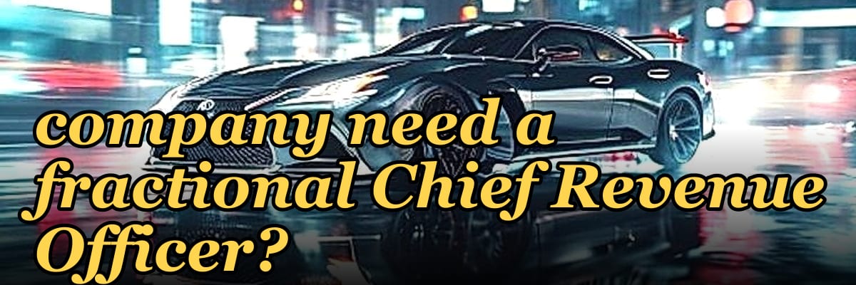 Does a scale-up adtech company need a fractional Chief Revenue Officer?
