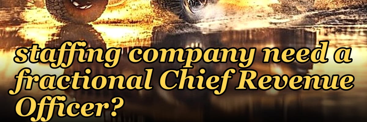 Does a post-merger staffing company need a fractional Chief Revenue Officer?