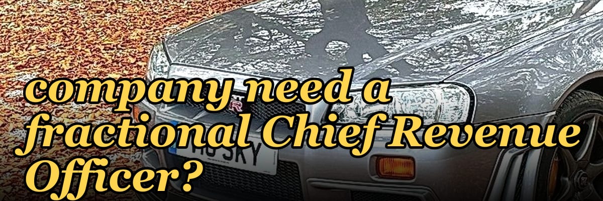 Does a Series C proptech company need a fractional Chief Revenue Officer?