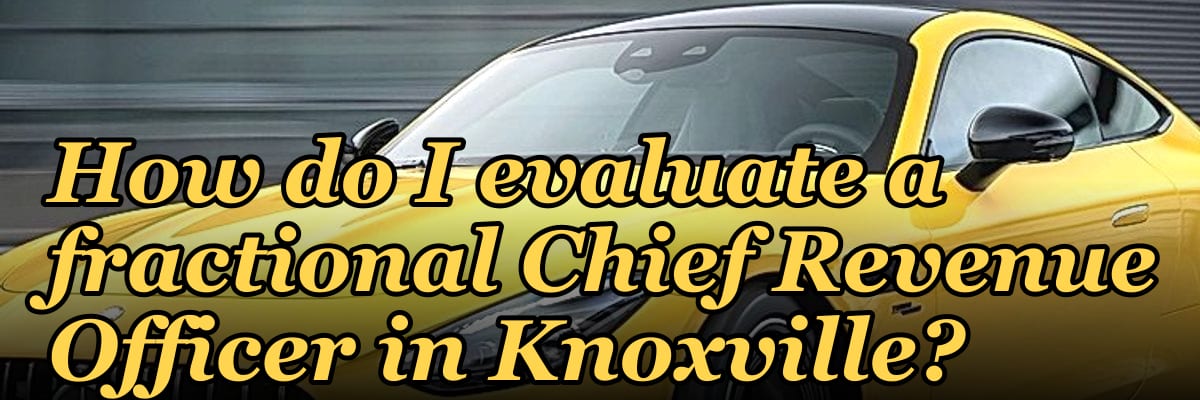 How do I evaluate a fractional Chief Revenue Officer in Knoxville?