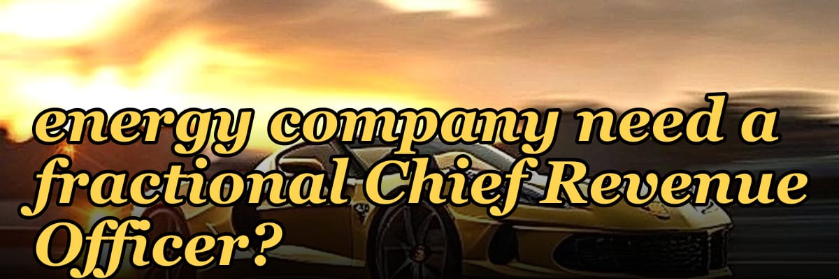 Does a Series B clean energy company need a fractional Chief Revenue Officer?