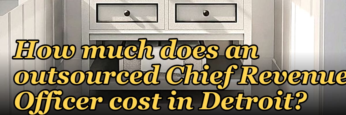How much does an outsourced Chief Revenue Officer cost in Detroit?