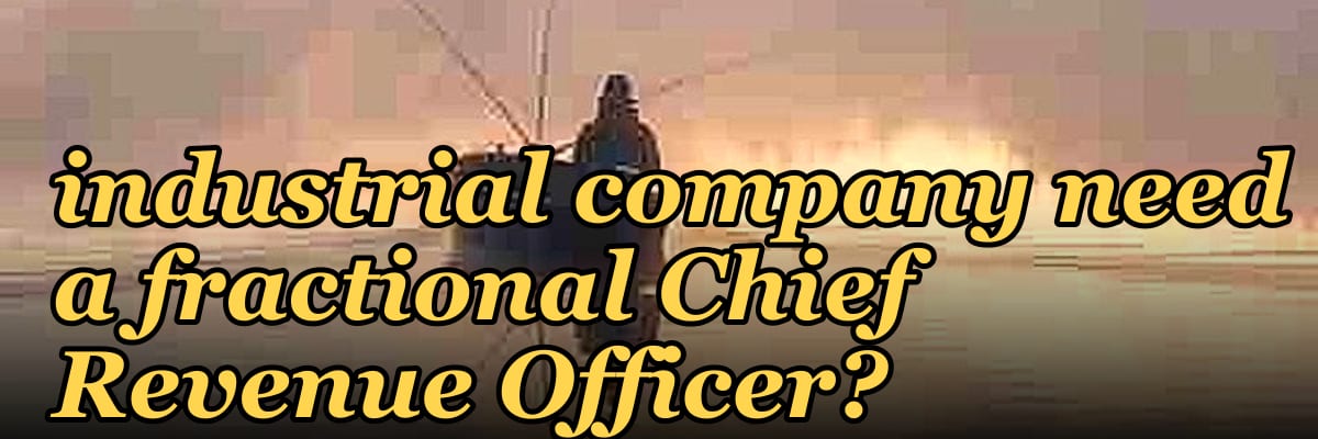 Does a venture-backed industrial company need a fractional Chief Revenue Officer?