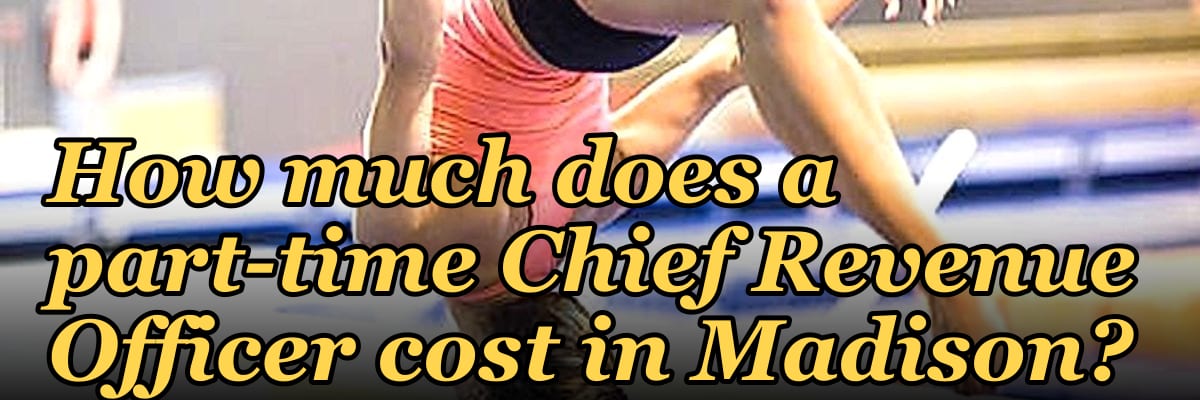 How much does a part-time Chief Revenue Officer cost in Madison?