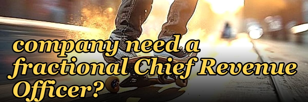 Does a pre-seed hardware company need a fractional Chief Revenue Officer?