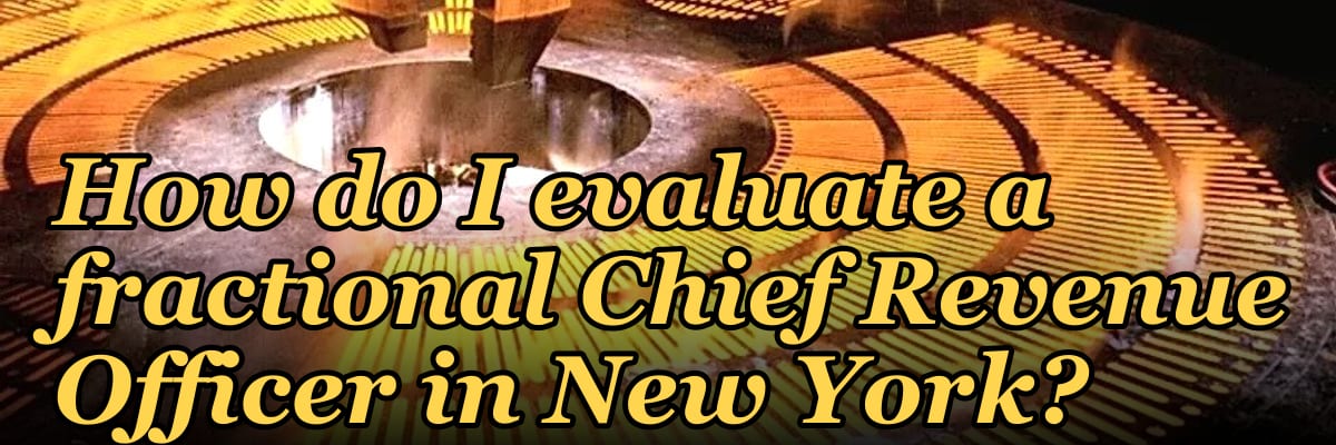 How do I evaluate a fractional Chief Revenue Officer in New York?